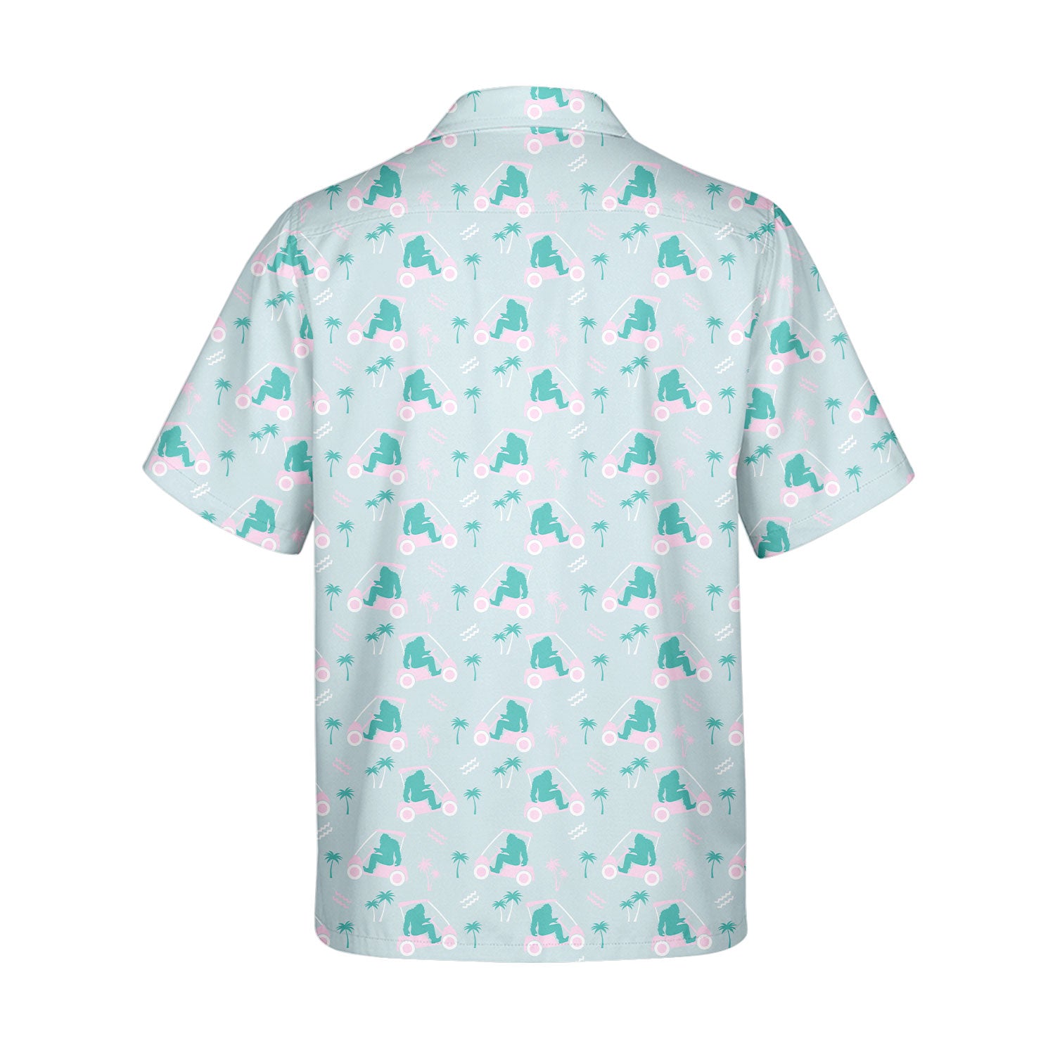Bigfoot Golf - Funny Golf Hawaiian Shirt