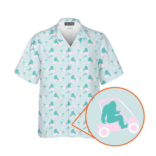 Bigfoot Golf - Funny Golf Hawaiian Shirt 