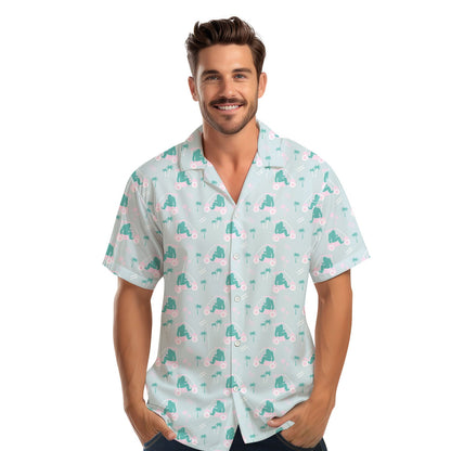 Bigfoot Golf - Funny Golf Hawaiian Shirt