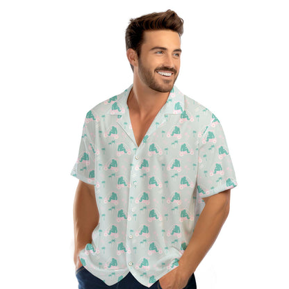 Bigfoot Golf - Funny Golf Hawaiian Shirt