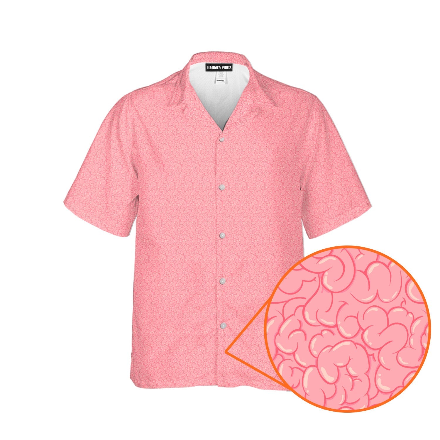Brain Butts - Funny Golf Hawaiian Shirt-Hawaiian Shirt-Gerbera Prints