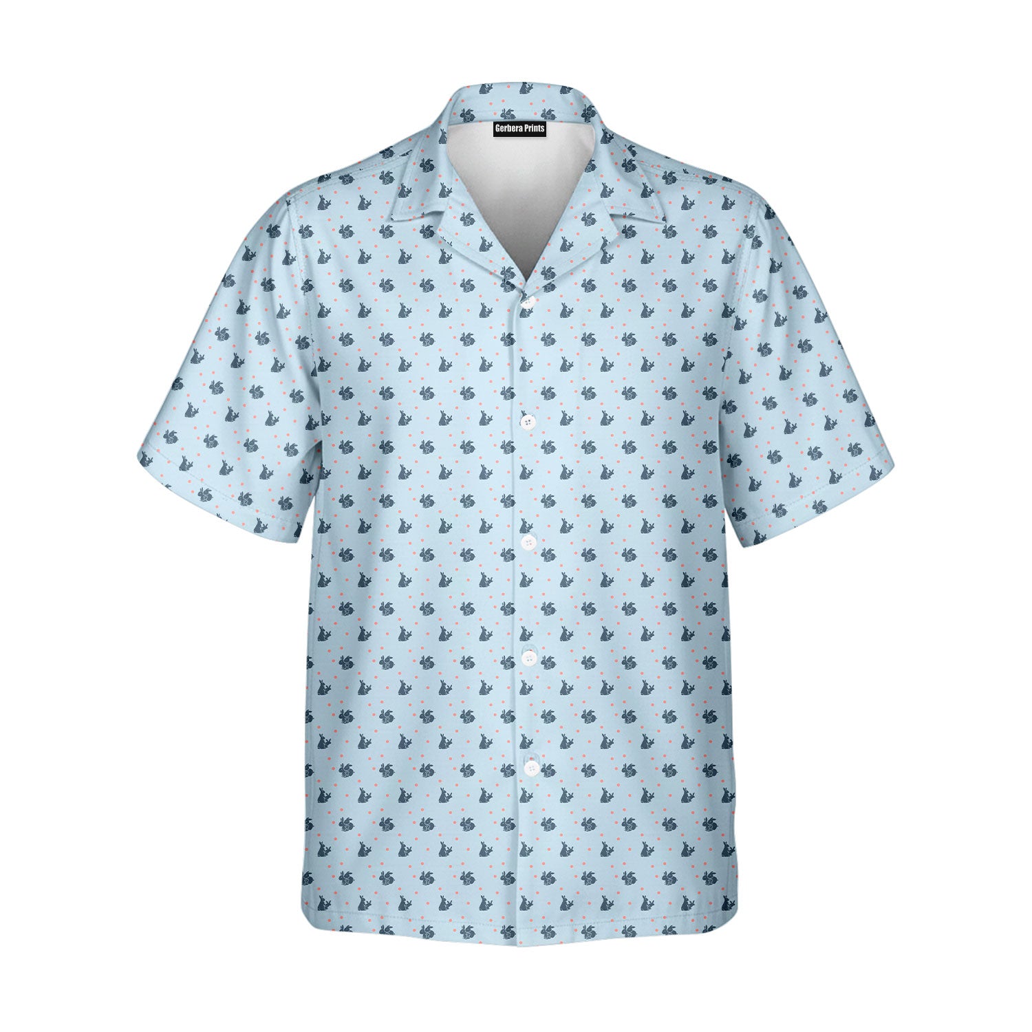 Lovers Rabbits - Funny Golf Hawaiian Shirt-Hawaiian Shirt-Gerbera Prints