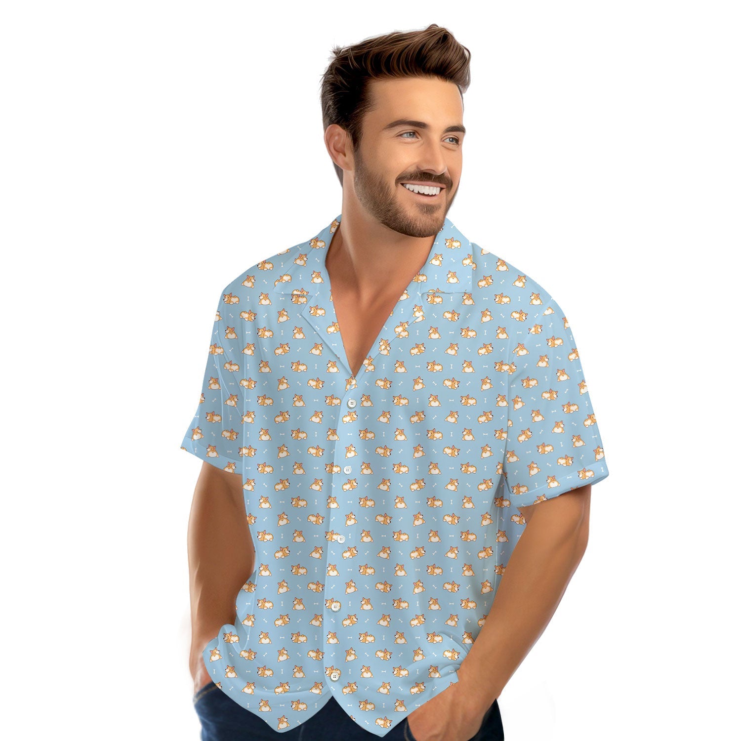 Doggy Style - Funny Golf Hawaiian Shirt-Hawaiian Shirt-Gerbera Prints