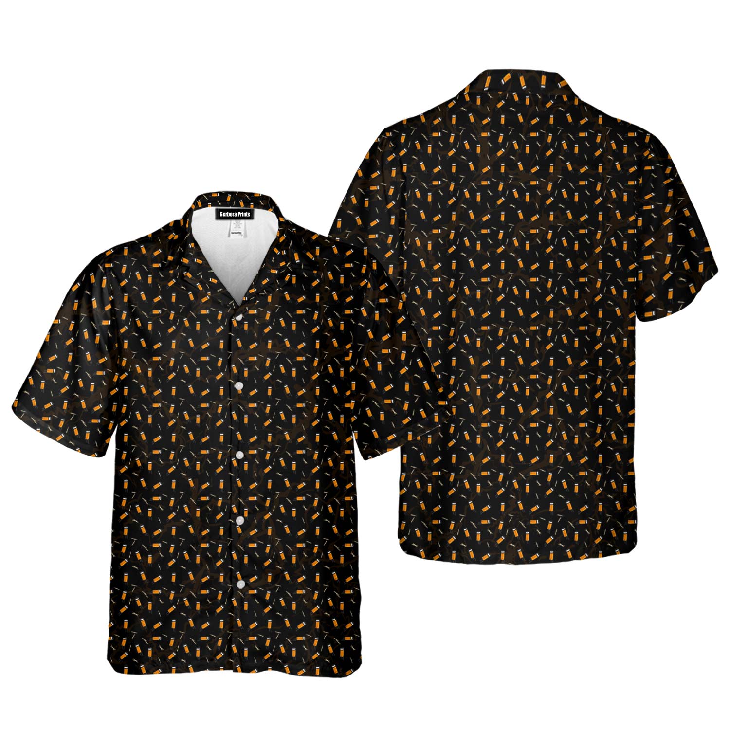 Cigarette Butts - Funny Golf Hawaiian Shirt-Hawaiian Shirt-Gerbera Prints