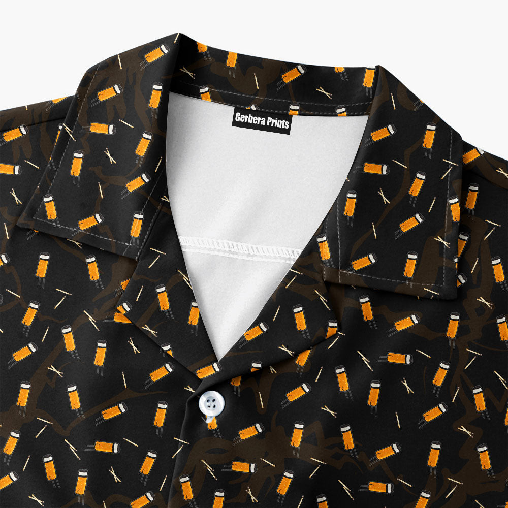 Cigarette Butts - Funny Golf Hawaiian Shirt-Hawaiian Shirt-Gerbera Prints