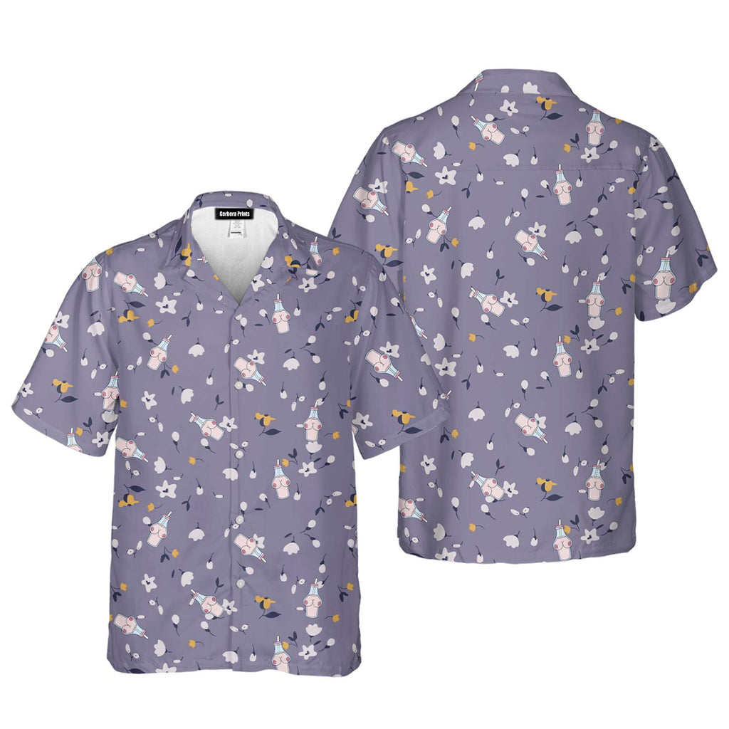 Milk Bottle - Funny Golf Hawaiian Shirt-Hawaiian Shirt-Gerbera Prints