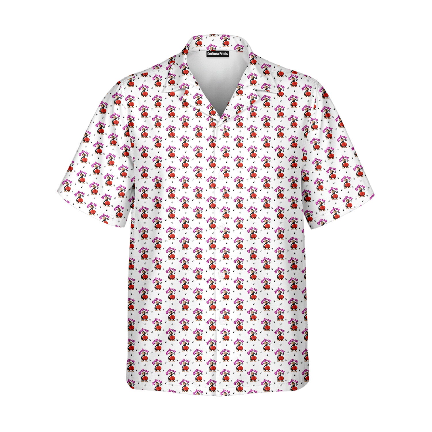 Spank The Monkey - Funny Golf Hawaiian Shirt-Hawaiian Shirt-Gerbera Prints