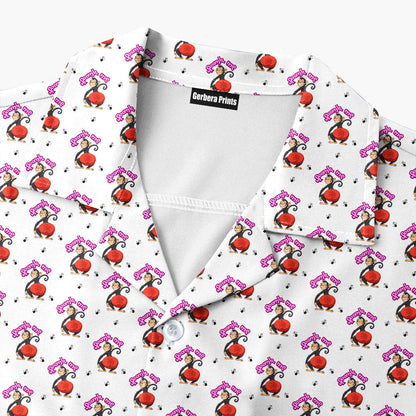 Spank The Monkey - Funny Golf Hawaiian Shirt