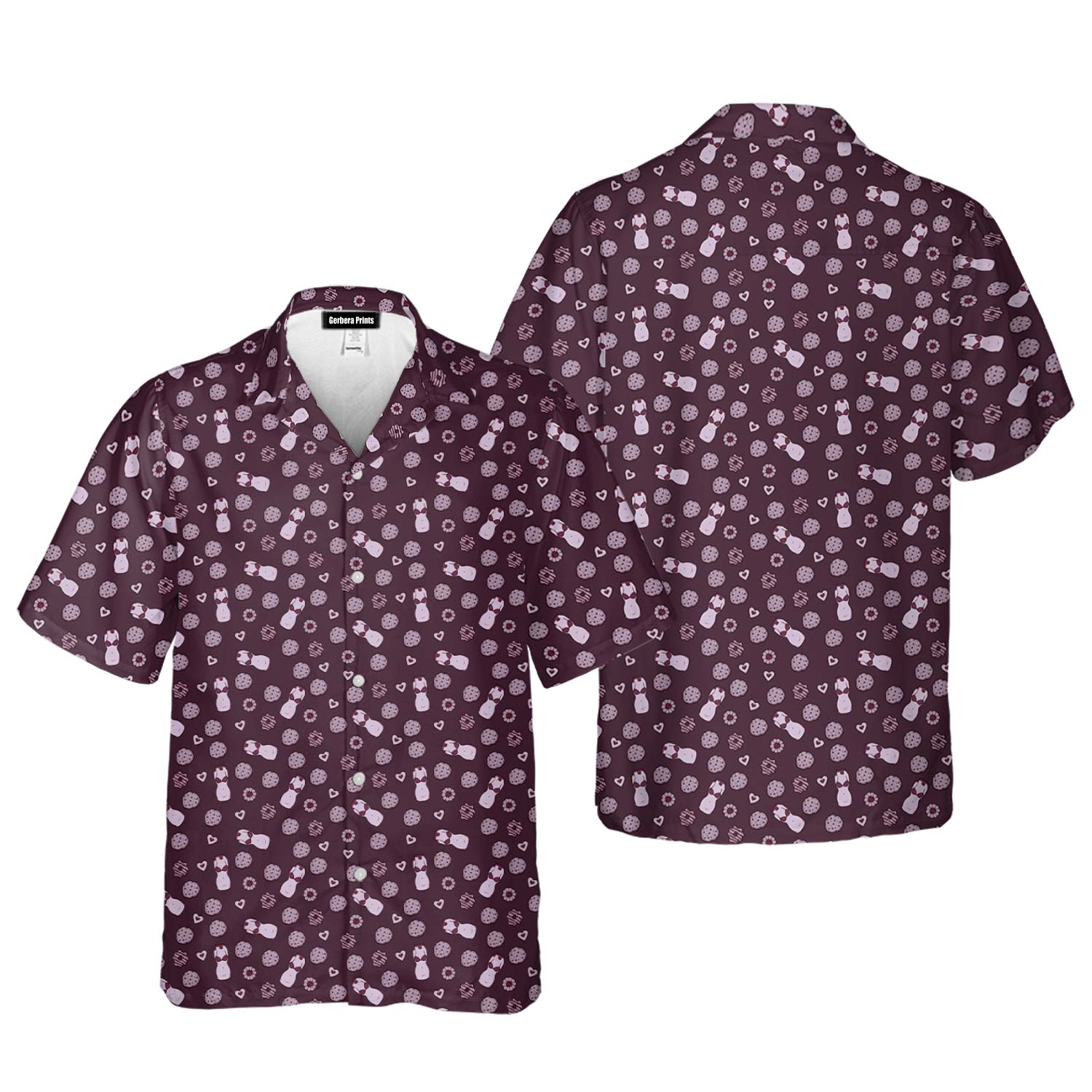 Milk & Cookies - Funny Golf Hawaiian Shirt-Hawaiian Shirt-Gerbera Prints