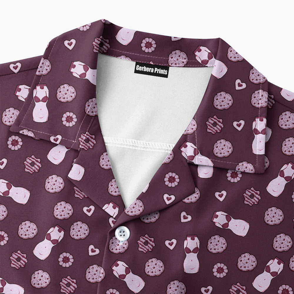 Milk & Cookies - Funny Golf Hawaiian Shirt-Hawaiian Shirt-Gerbera Prints