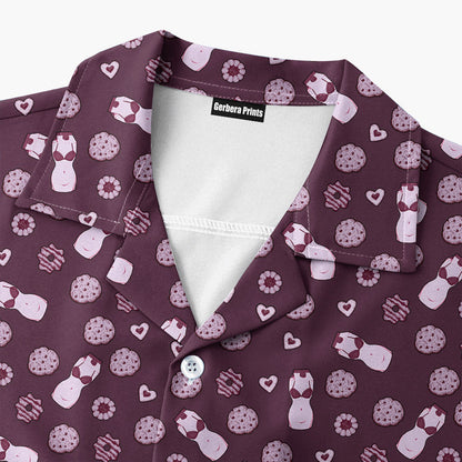 Milk & Cookies - Funny Golf Hawaiian Shirt