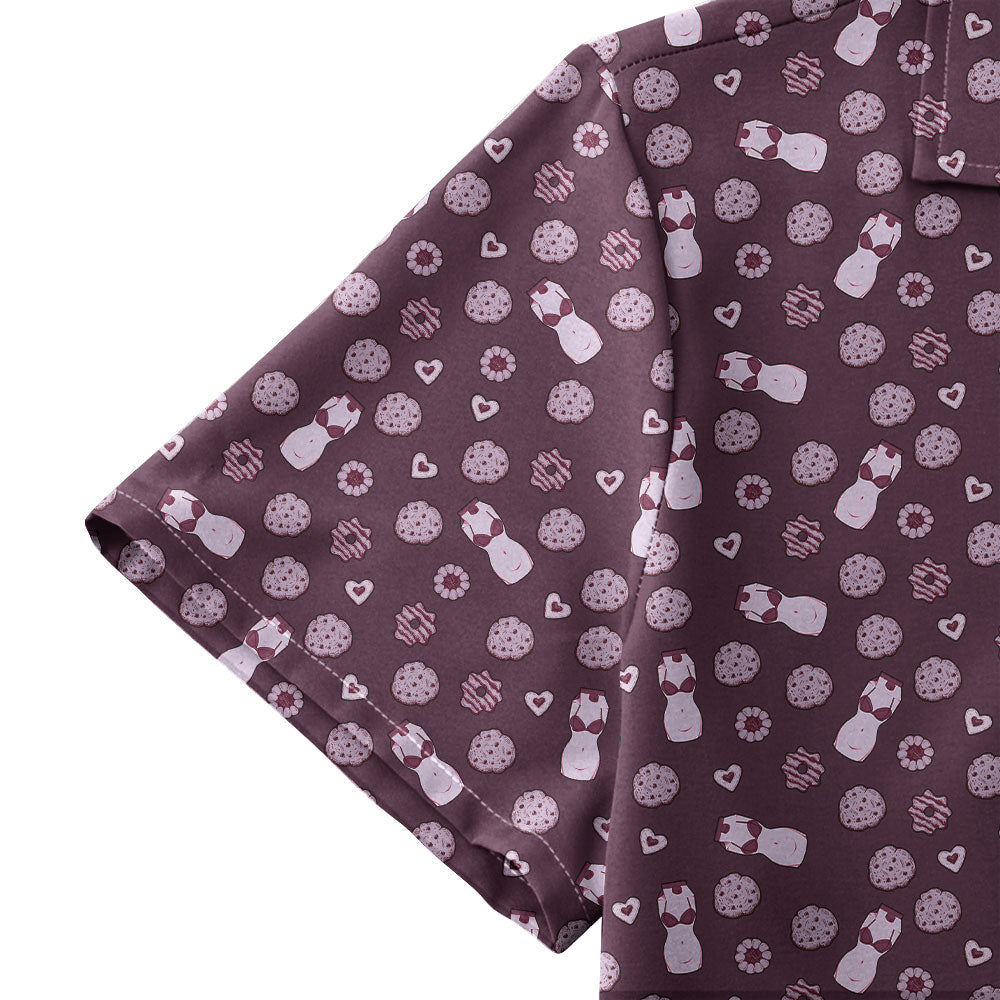 Milk & Cookies - Funny Golf Hawaiian Shirt-Hawaiian Shirt-Gerbera Prints