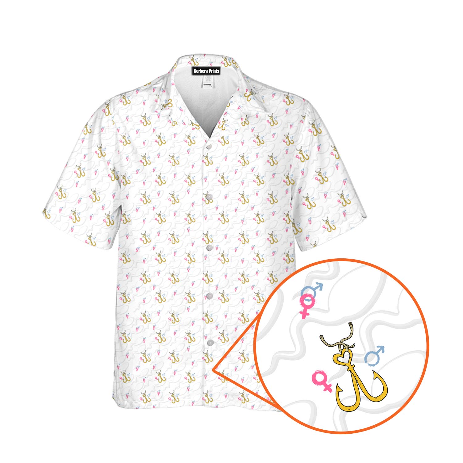 Hook Up - Funny Golf Hawaiian Shirt-Hawaiian Shirt-Gerbera Prints