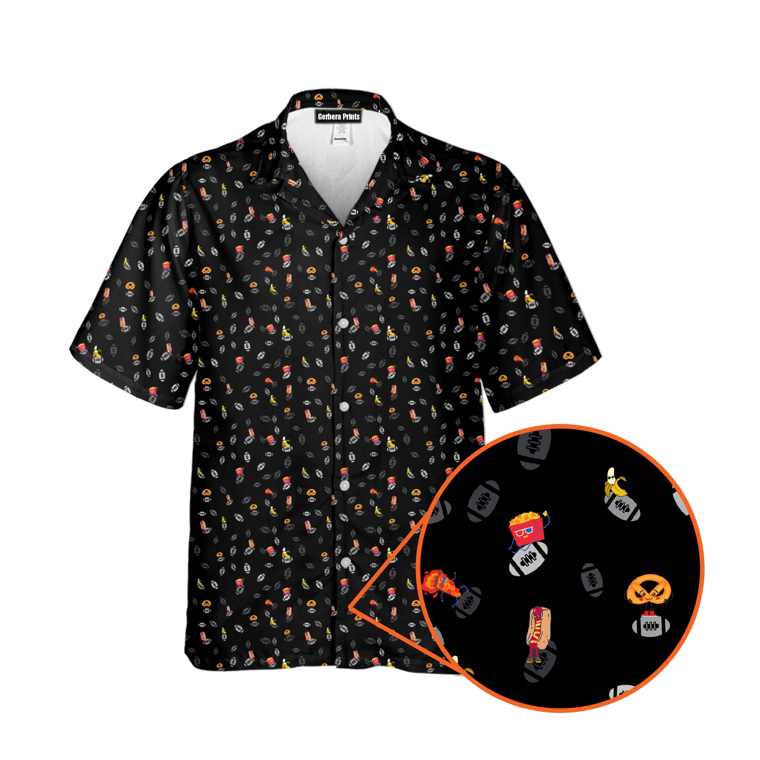 I’m Just Here For The Snacks - Funny Golf Hawaiian Shirt-Hawaiian Shirt-Gerbera Prints