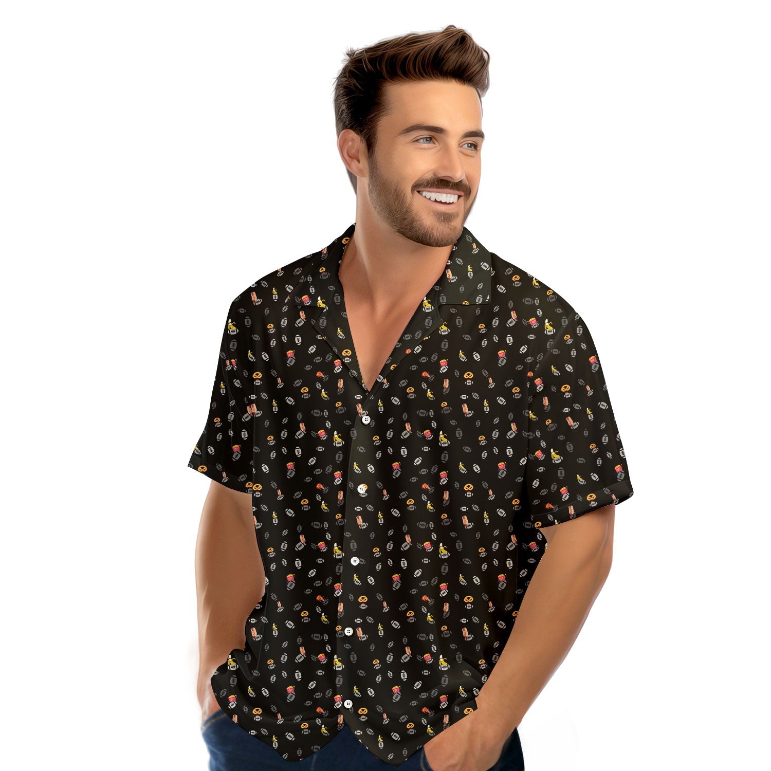 I’m Just Here For The Snacks - Funny Golf Hawaiian Shirt-Hawaiian Shirt-Gerbera Prints