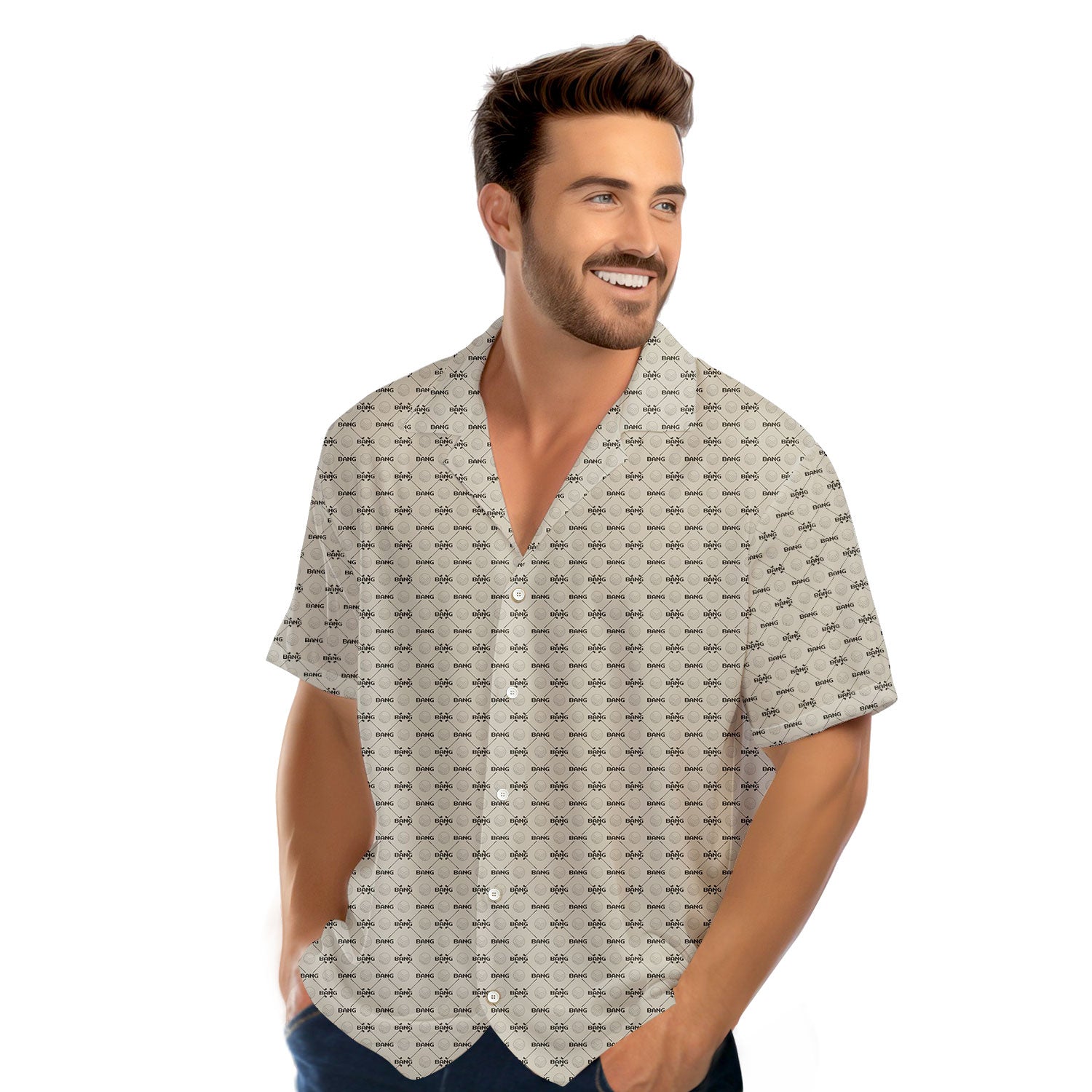 Bang - Funny Golf Hawaiian Shirt-Hawaiian Shirt-Gerbera Prints