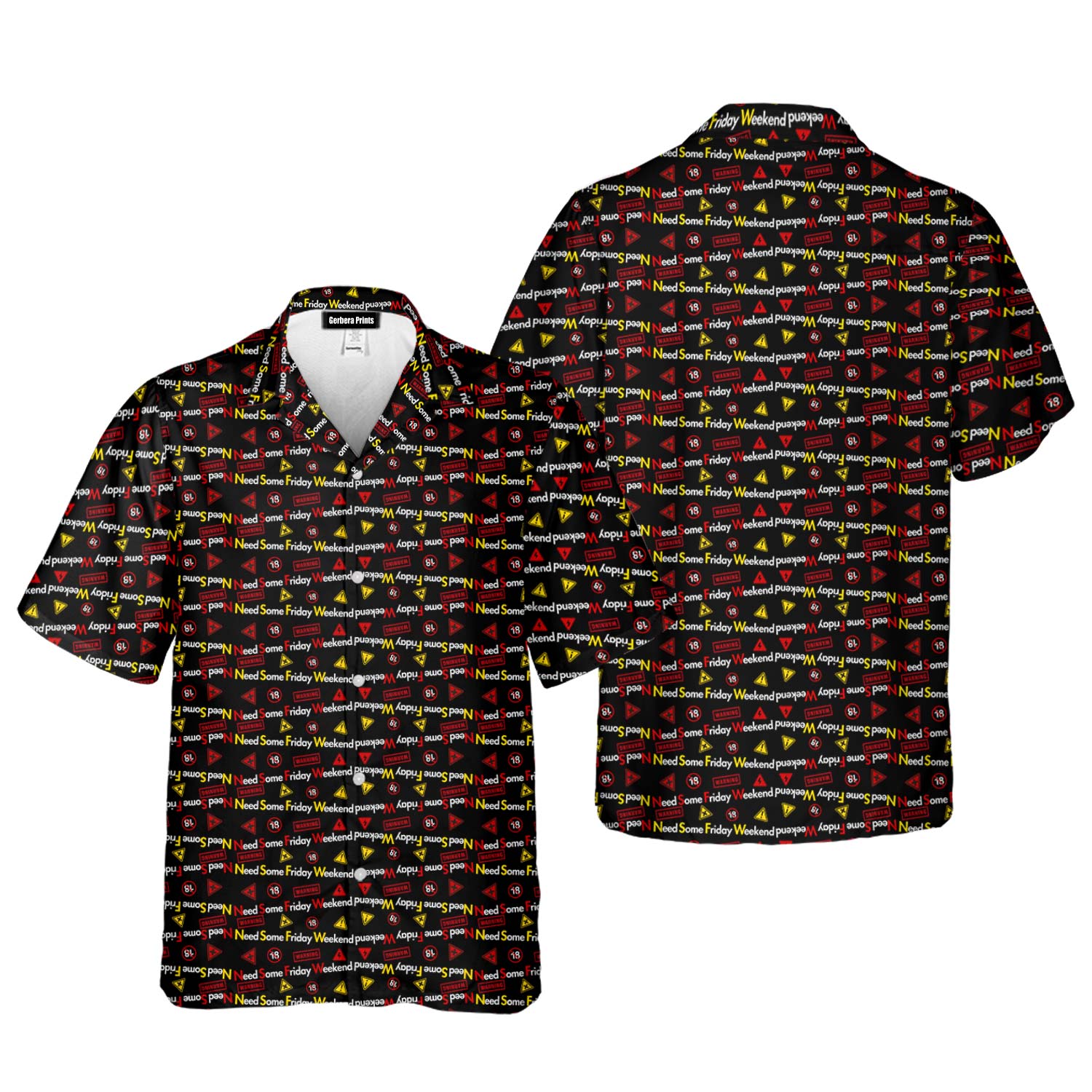 Need Some Friday Weekend - Funny Golf Hawaiian Shirt-Hawaiian Shirt-Gerbera Prints