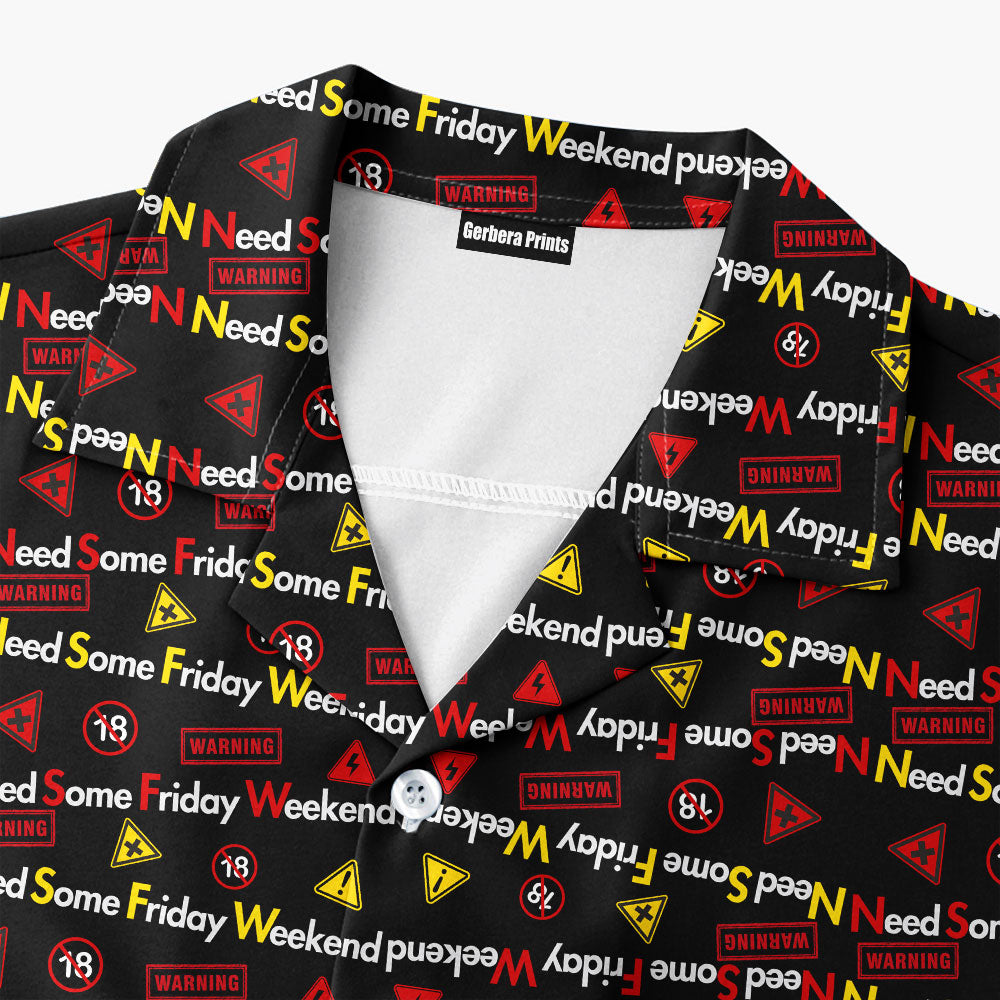 Need Some Friday Weekend - Funny Golf Hawaiian Shirt-Hawaiian Shirt-Gerbera Prints