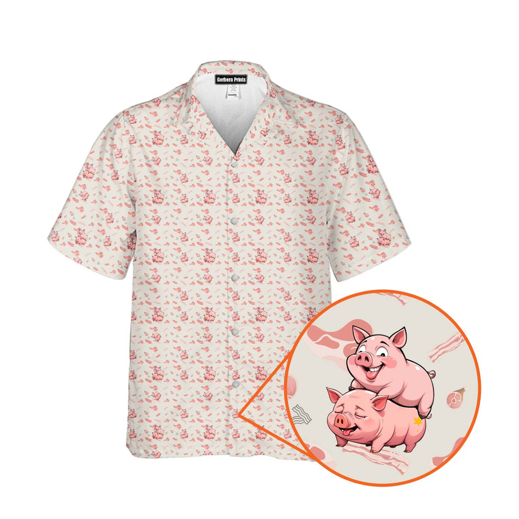 Makin Bacon - Funny Golf Hawaiian Shirt-Hawaiian Shirt-Gerbera Prints