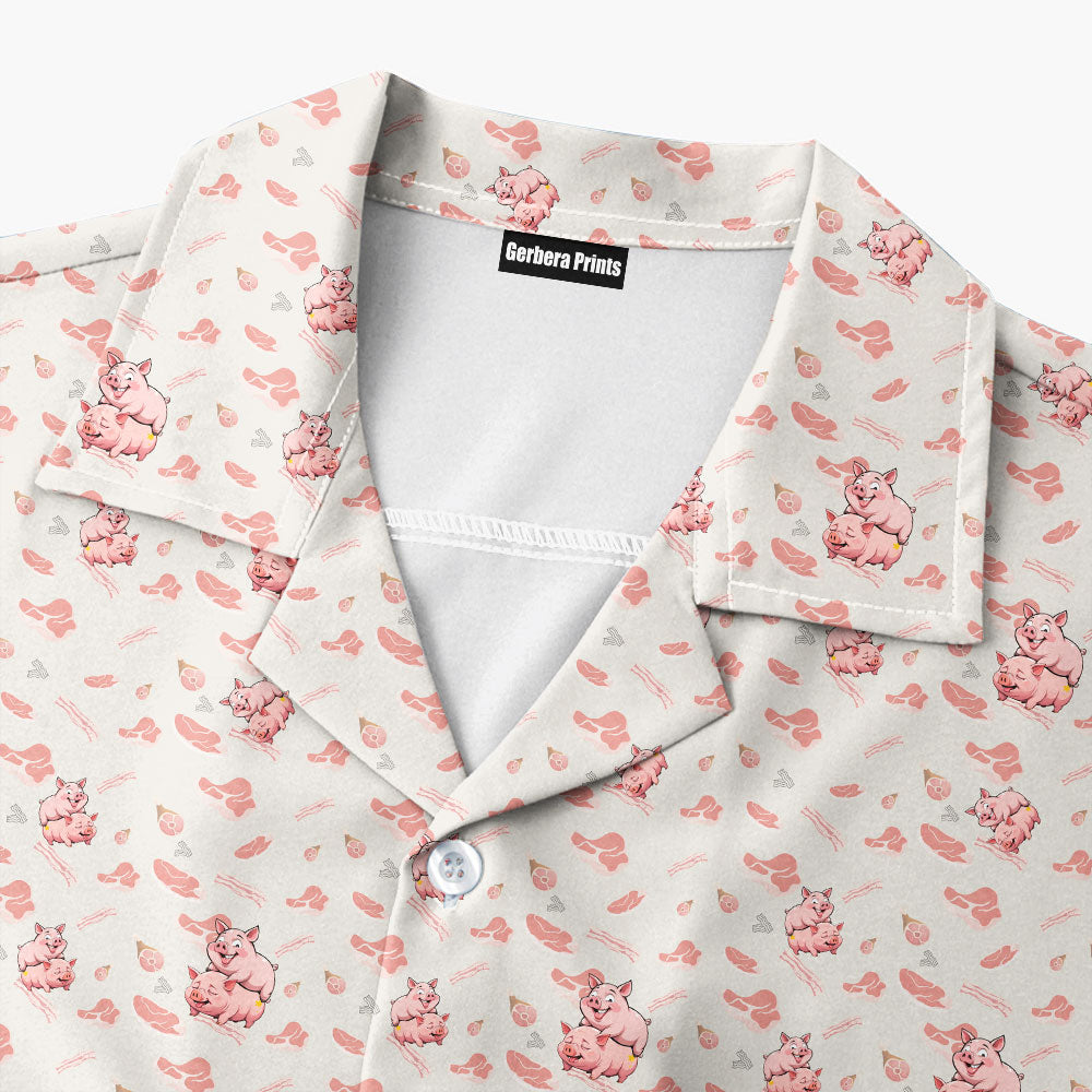 Makin Bacon - Funny Golf Hawaiian Shirt-Hawaiian Shirt-Gerbera Prints