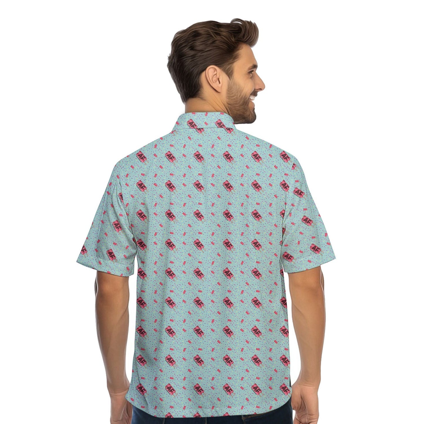 AF Because Adulting is Hard - Funny Golf Hawaiian Shirt