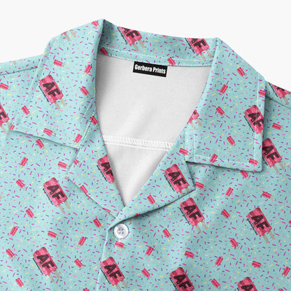 AF Because Adulting is Hard - Funny Golf Hawaiian Shirt