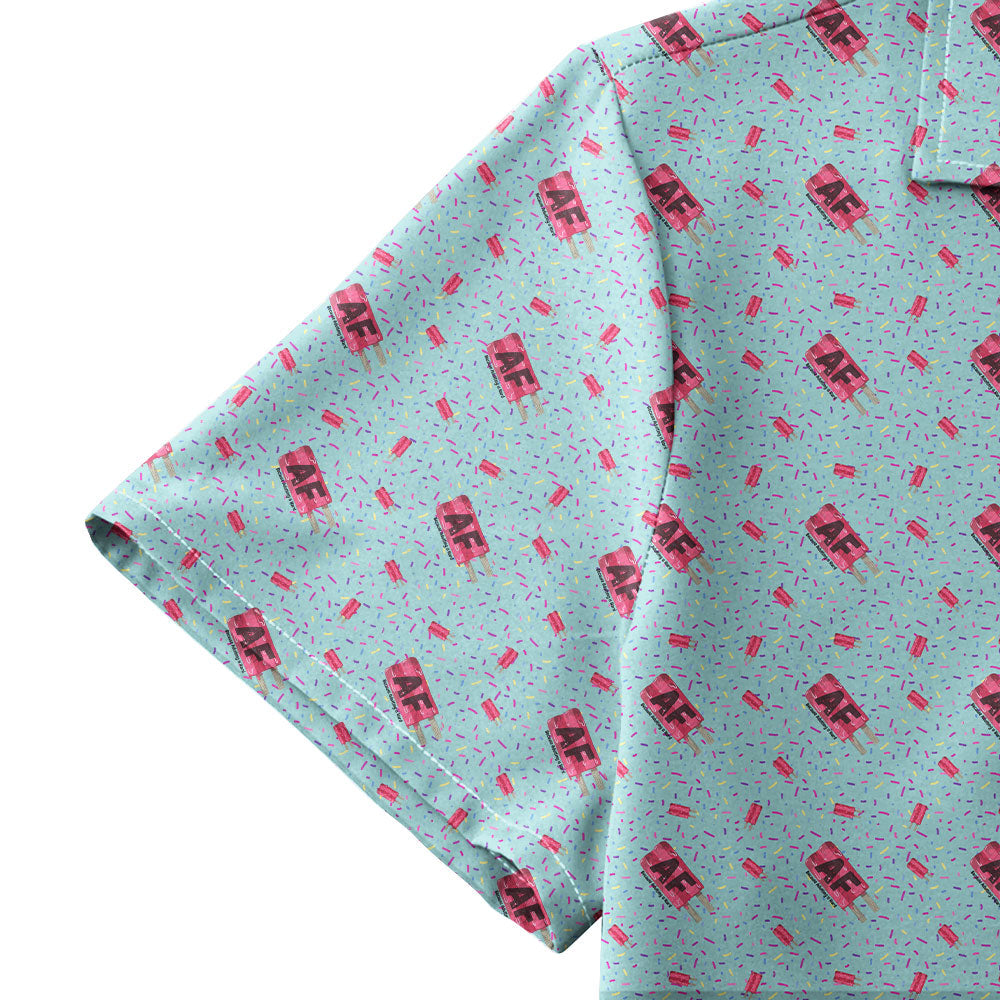 AF Because Adulting is Hard - Funny Golf Hawaiian Shirt