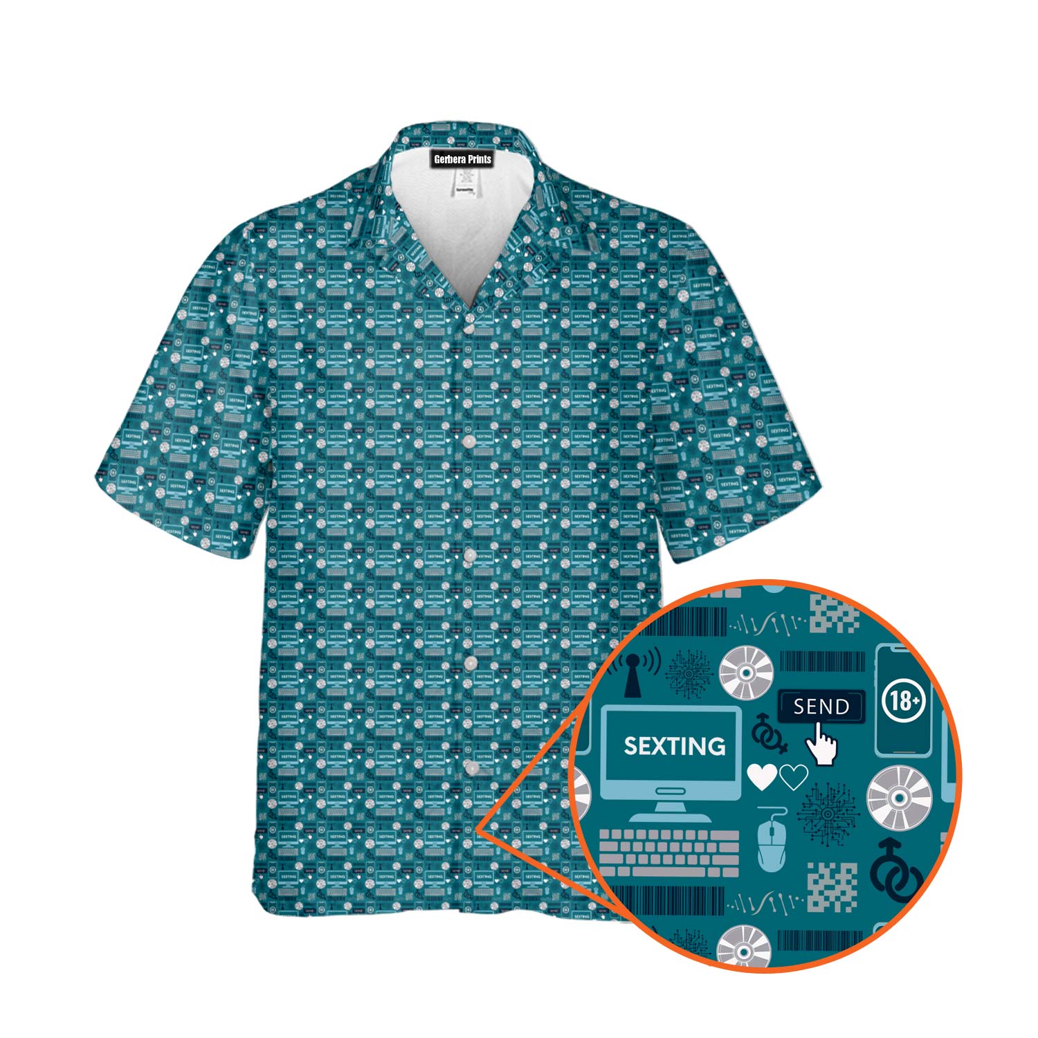 S-e-xting - Funny Golf Hawaiian Shirt-Hawaiian Shirt-Gerbera Prints
