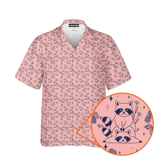 Raccoon - Funny Golf Hawaiian Shirt