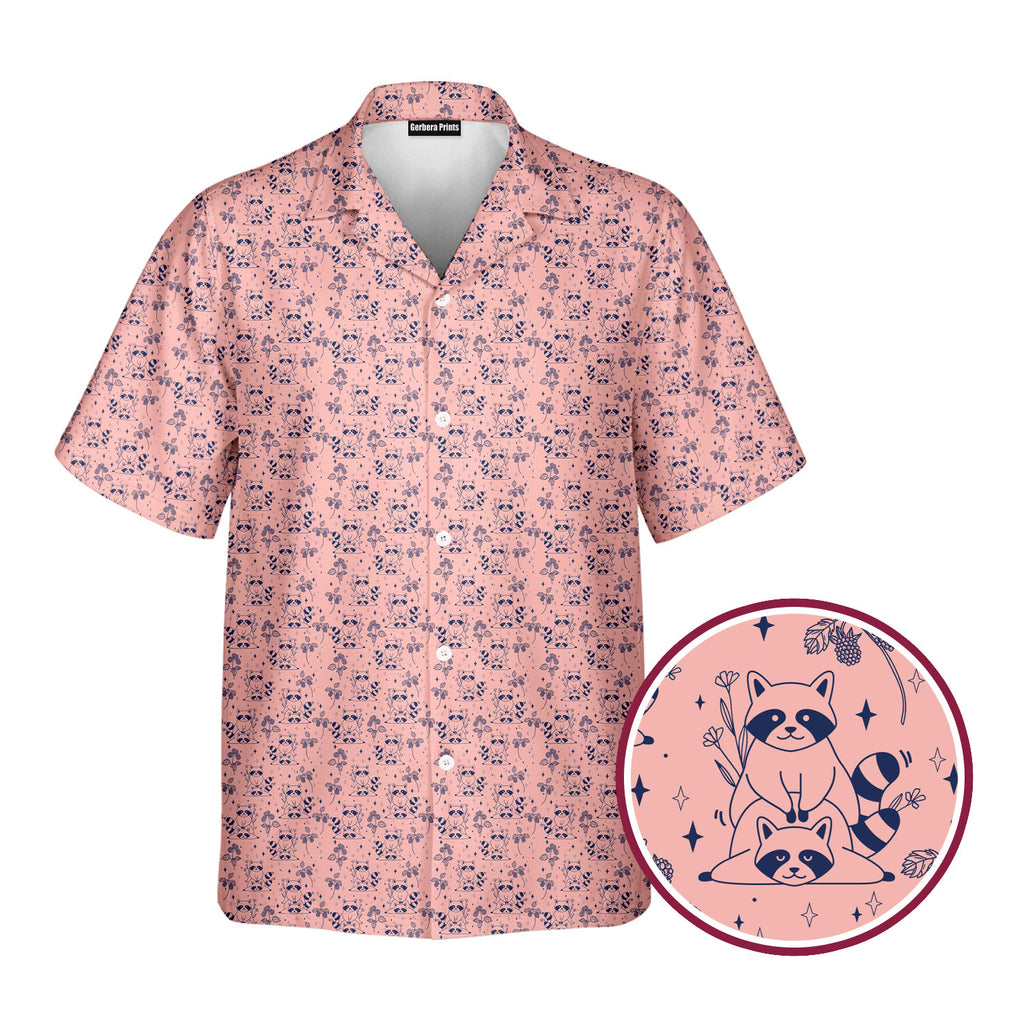 Raccoon - Funny Golf Hawaiian Shirt-Hawaiian Shirt-Gerbera Prints
