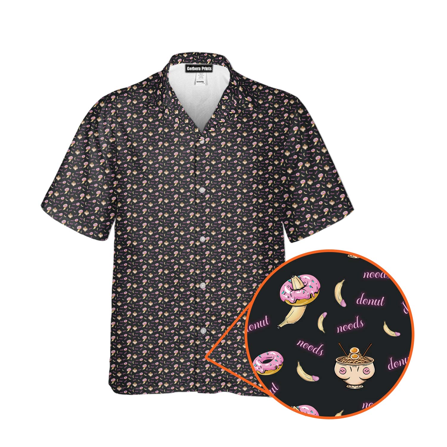 Fast Food - Funny Golf Hawaiian Shirt-Hawaiian Shirt-Gerbera Prints