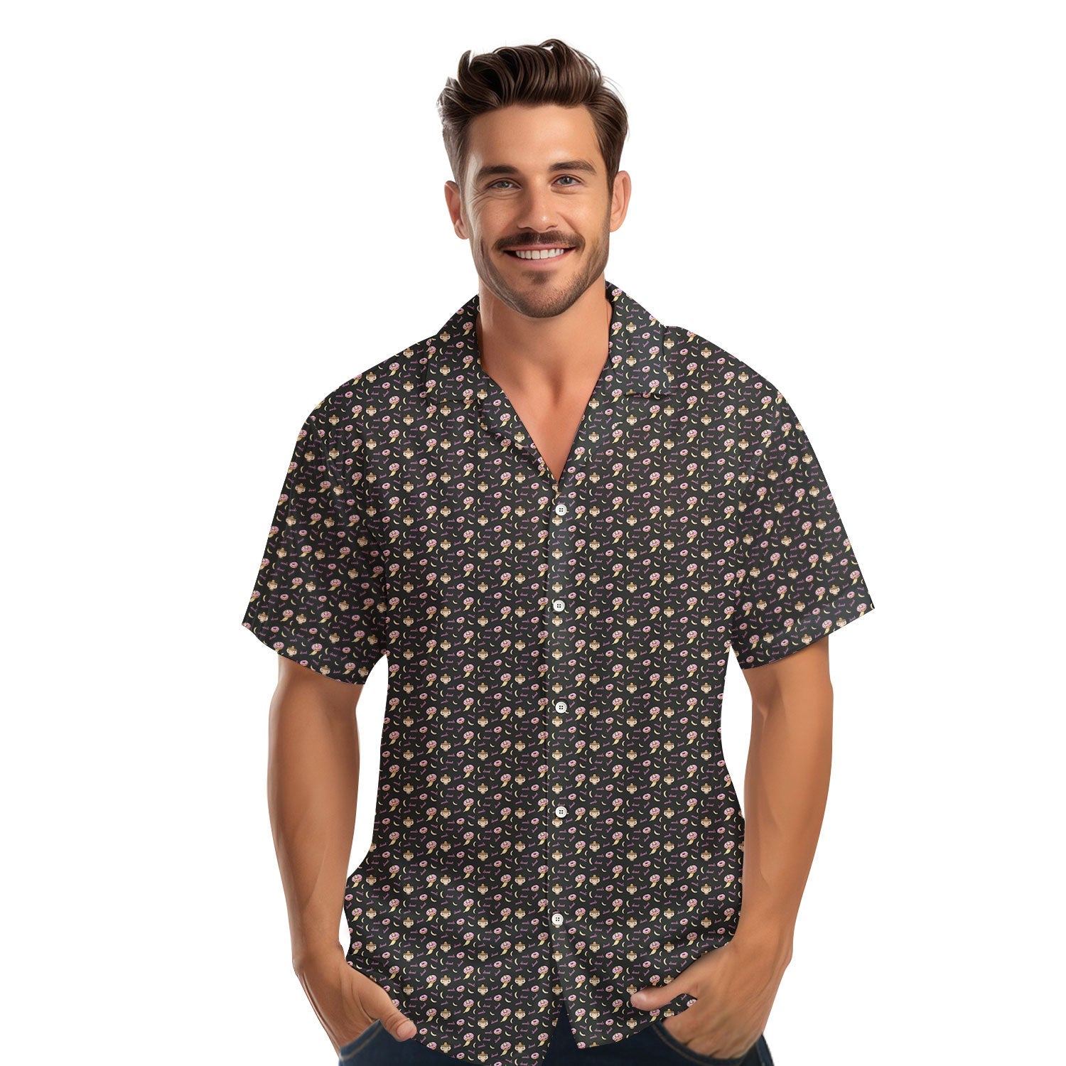 Fast Food - Funny Golf Hawaiian Shirt-Hawaiian Shirt-Gerbera Prints