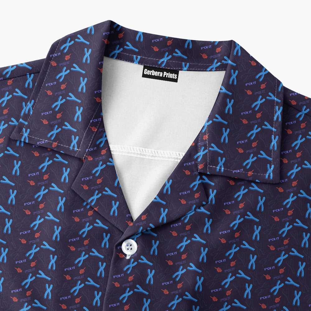 XY Chromosomes - Funny Golf Hawaiian Shirt-Hawaiian Shirt-Gerbera Prints