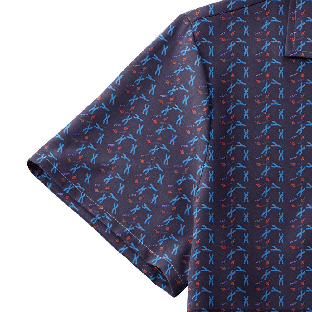 XY Chromosomes - Funny Golf Hawaiian Shirt-Hawaiian Shirt-Gerbera Prints