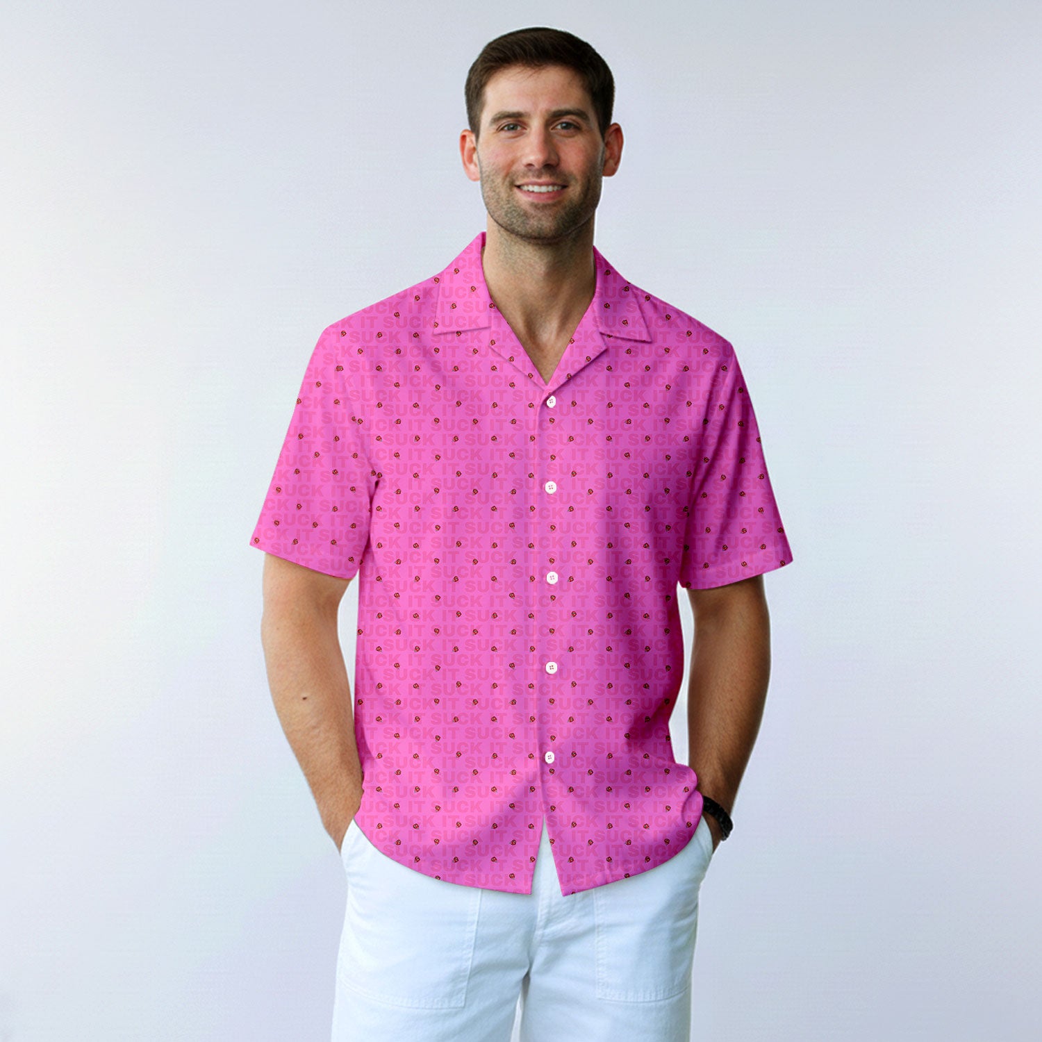Suck It - Funny Golf Hawaiian Shirt-Hawaiian Shirt-Gerbera Prints