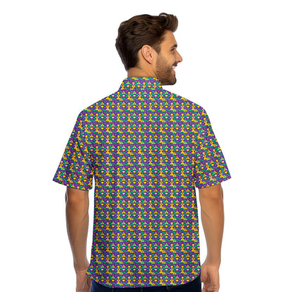 Mardi Cheeks - Funny Golf Hawaiian Shirt