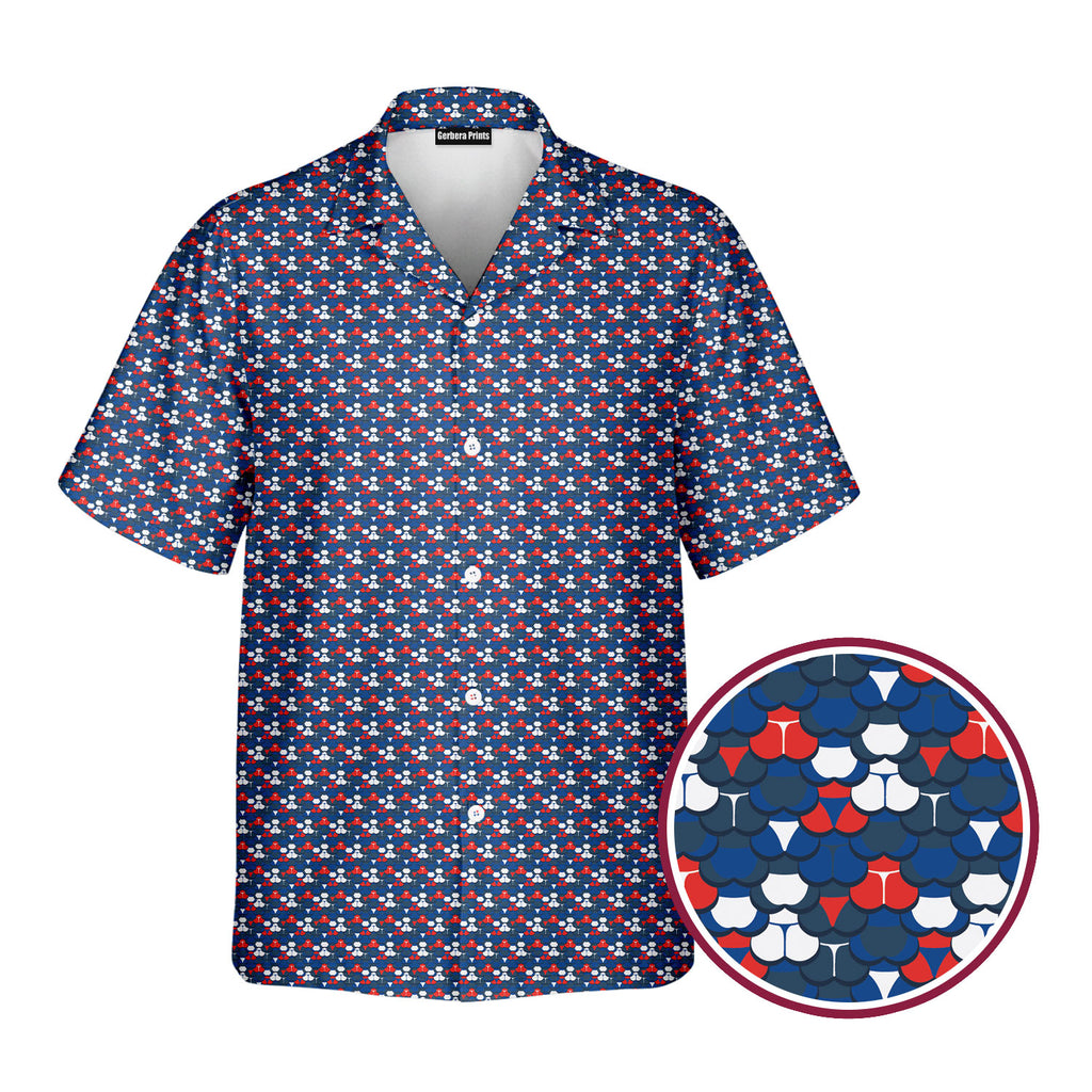 The Patriot - Funny Golf Hawaiian Shirt-Hawaiian Shirt-Gerbera Prints