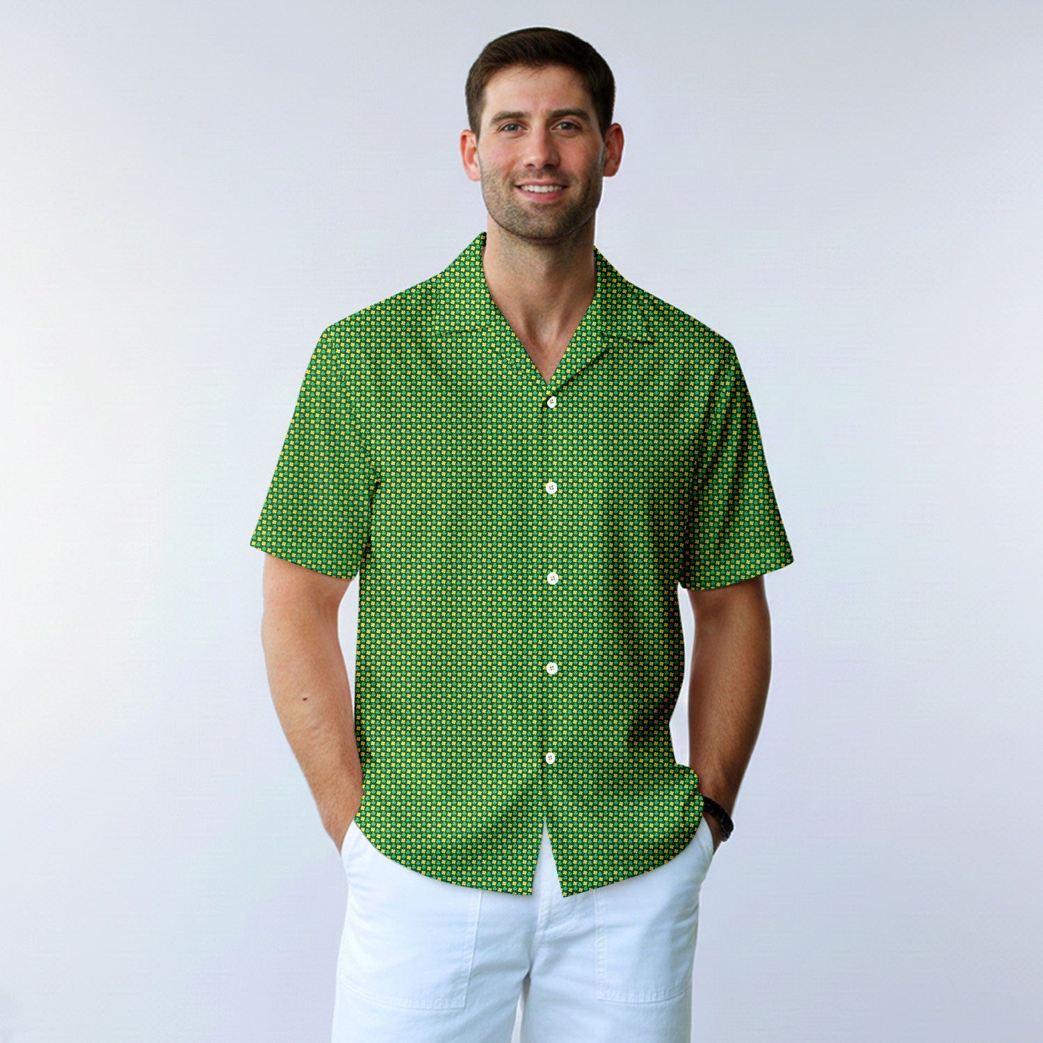 Shamrock - Funny Golf Hawaiian Shirt