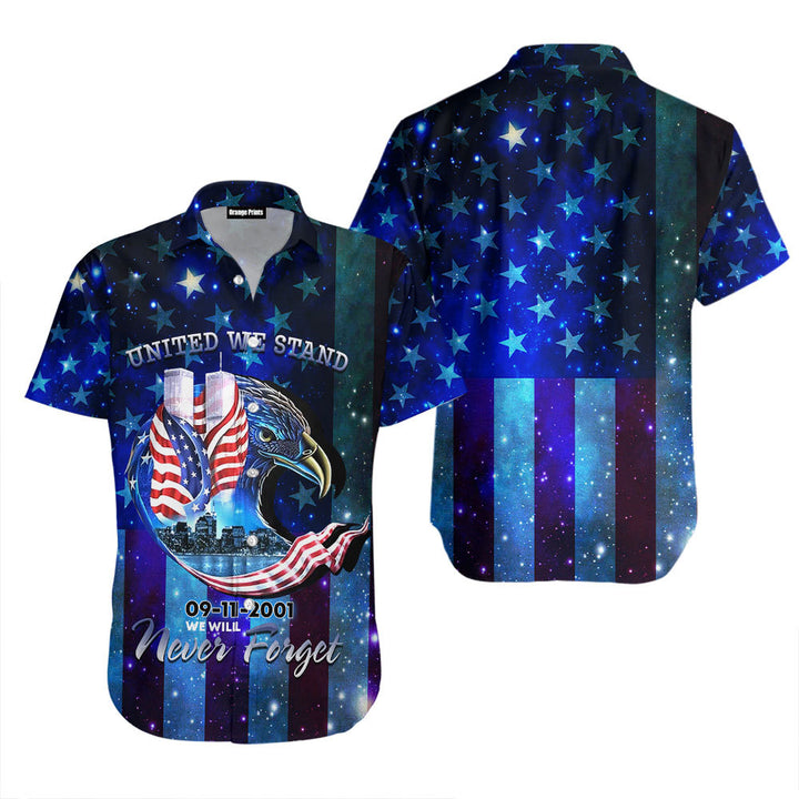 911 Never Forget United We Stand Patriot Day Hawaiian Shirt