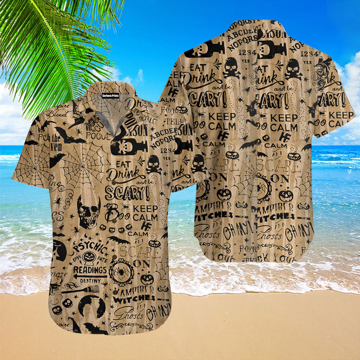 Halloween Ouija Hawaiian Shirt