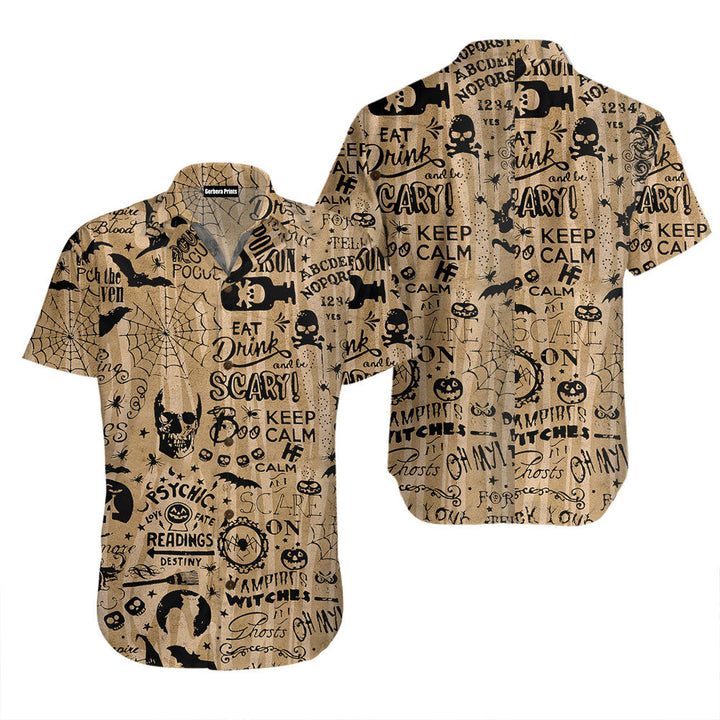 Halloween Ouija Hawaiian Shirt