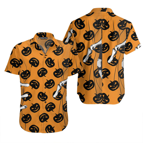 Halloween Skeleton Hand Hawaiian Shirt