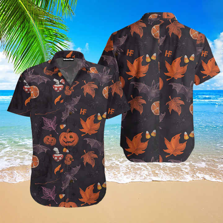 Halloween Spooky Art Hawaiian Shirt