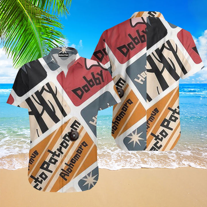 Harry Poster Cute Chibi Characters Custom Hawaiian Shirt
