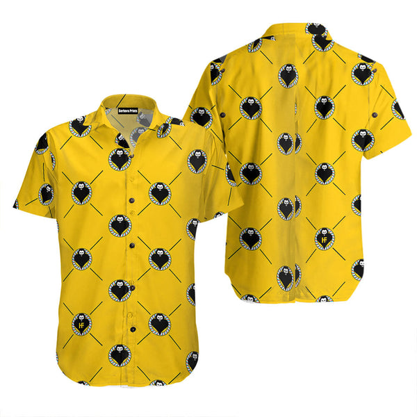 Heart Shaped Beard Barber Shirt For Men Hawaiian Shirt