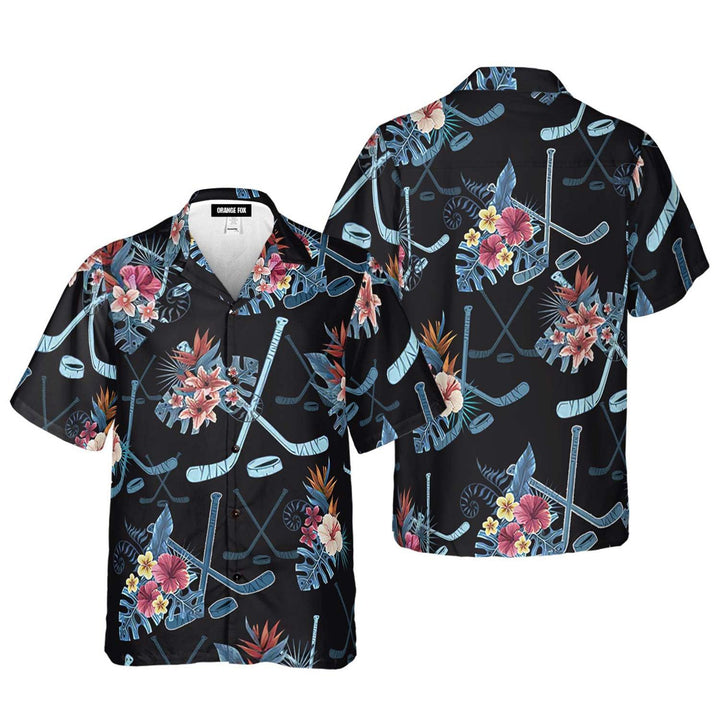 Hockey Tropical Hawaiian Shirt