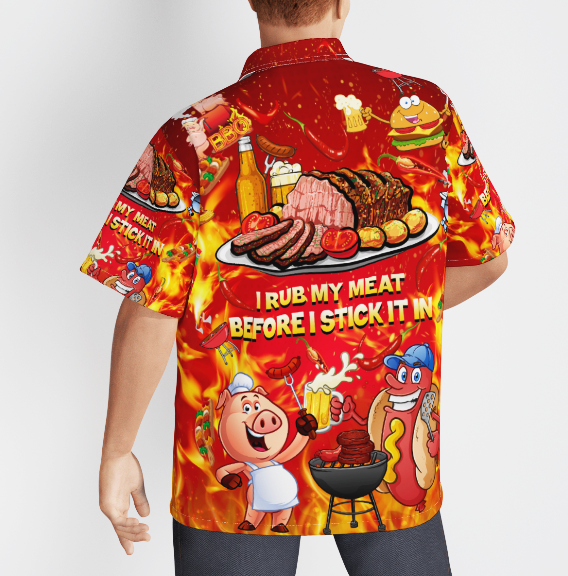 Rub My Meat Before I Stick It In Aloha Hawaiian Shirts For Men And Women WT2026 Gerbera prints