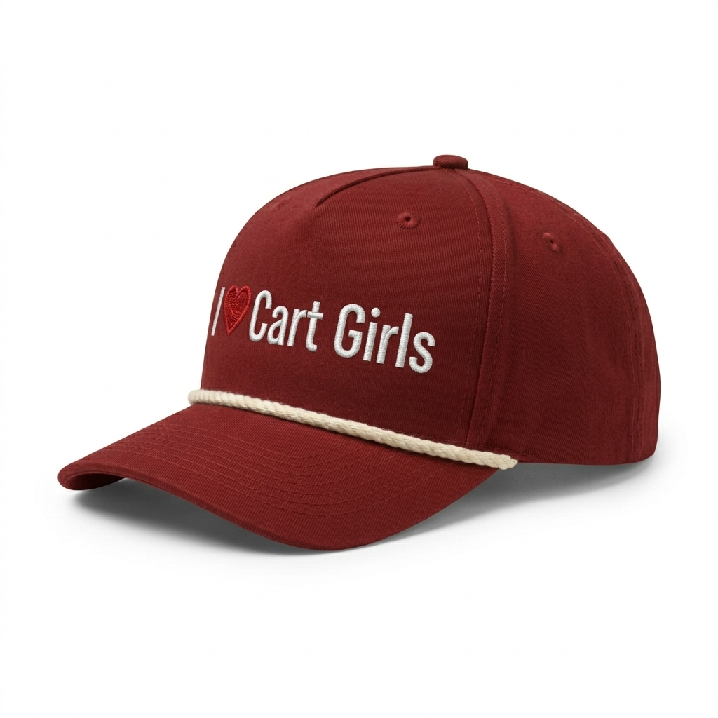 I Heart Cart Girls Rope Hat