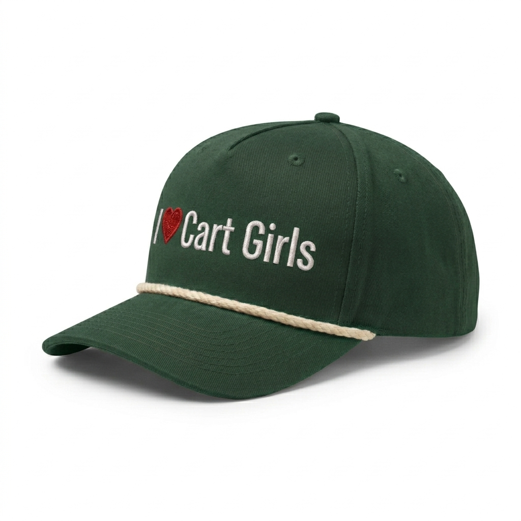 I Heart Cart Girls Rope Hat