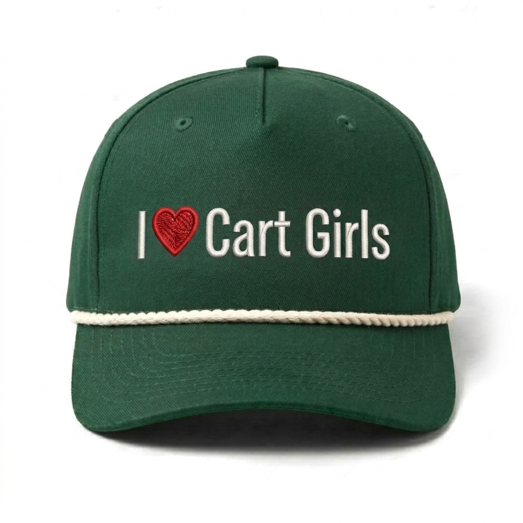 I Heart Cart Girls Rope Hat